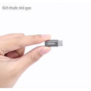 ĐẦU ĐỔI TYPE C -> MICRO UNITEK YA 027AGY , ĐẦU ĐỔI TYPE C SANG USB MICRO 2.0
