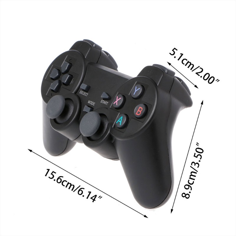 Tay Cầm Chơi Game Không Dây 2.4g + Đầu Chuyển Đổi Micro Usb Otg Cho Ps3 Android Phone Tv Box