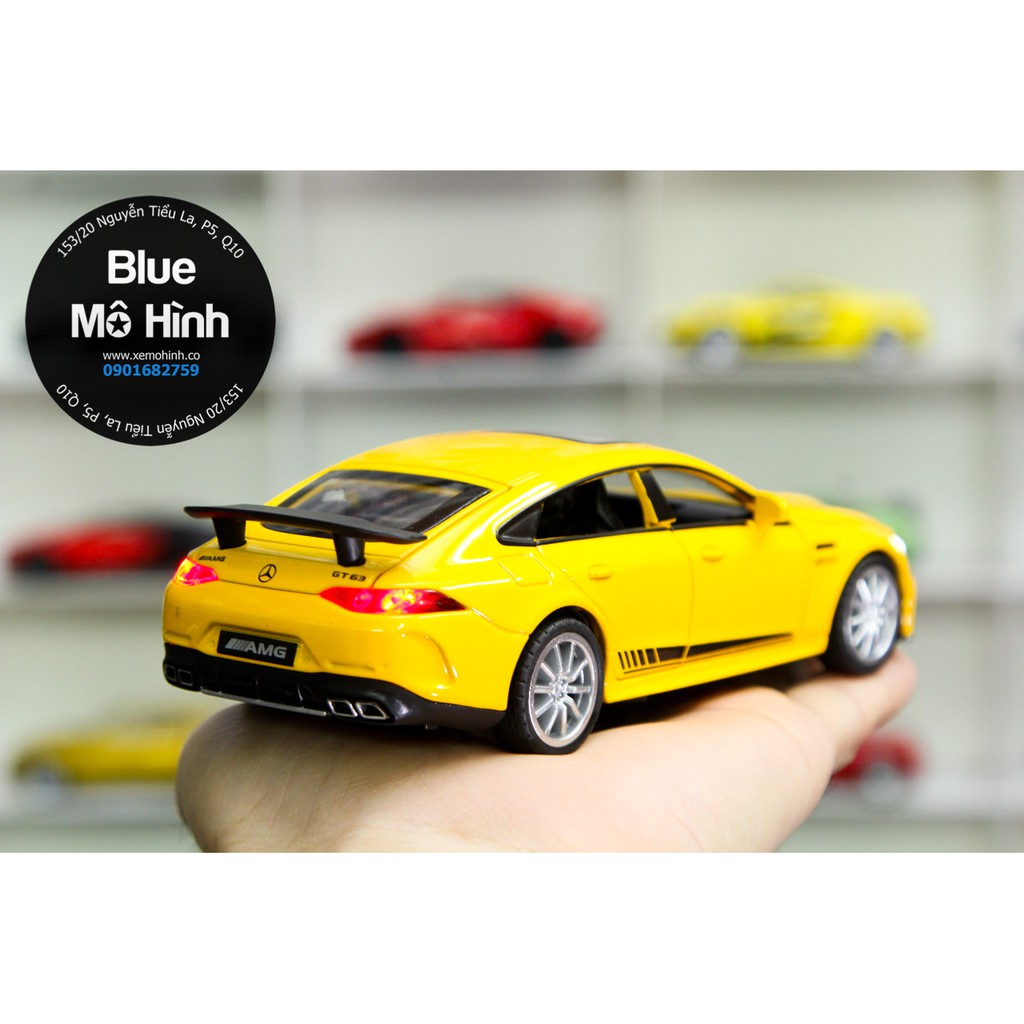 Blue mô hình | Xe mô hình Mercedes AMG GT 63S mở hết cửa 1:32