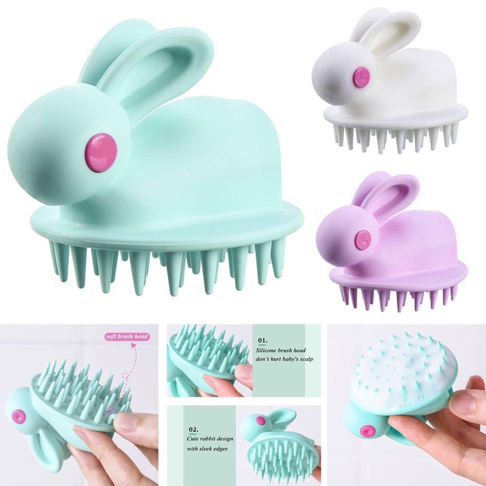 GOGOUP Bàn Chải Gội Đầu Bằng Silicone Tiện Dụng