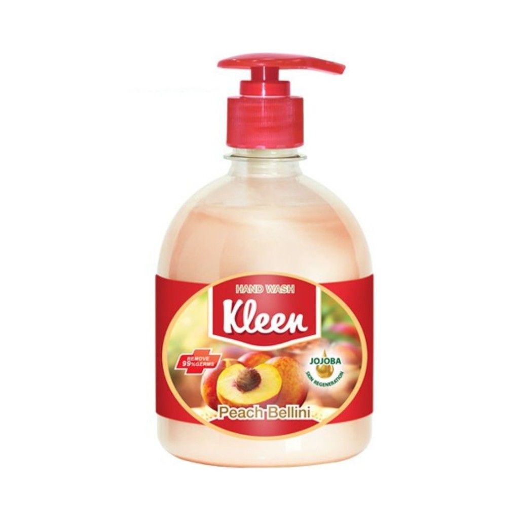 Nước Rửa Tay Kleen 500ml -  Hương Đào