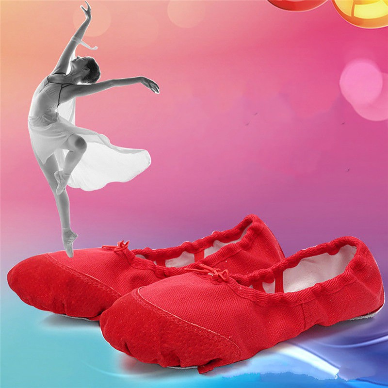 Giày tập múa ballet cho trẻ em và người lớn tiện dụng