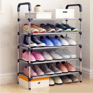 Kệ Giày Dép 5 Tầng Khung INOX Chắc Chắn Tiện Lợi