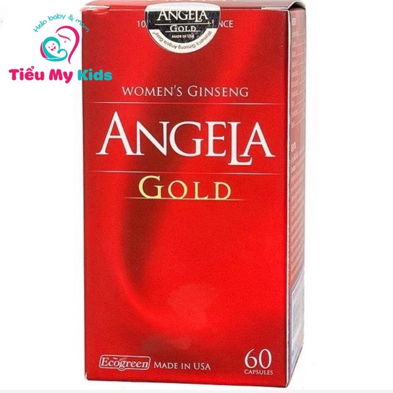 ✅ (CHÍNH HÃNG) Sâm Angela Gold Hộp 60 Viên Hàng Có Tem Chống Hàng Giả