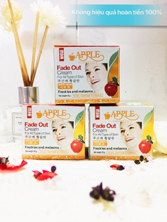 Kem apple trắng da