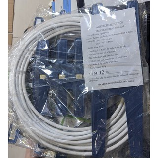 Anten thu sóng truyền hình mặt đất DVB-T2 (loại 12m dây)