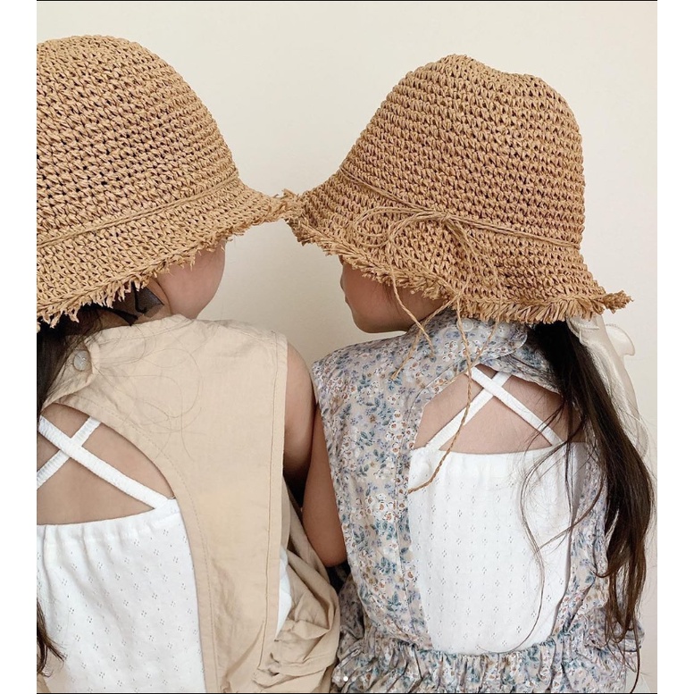 Jumpsuit cutout độc đáo bé gái made in Korea trơn và hoa nhí Hàn Quốc thời trang trẻ em BABYKOREA