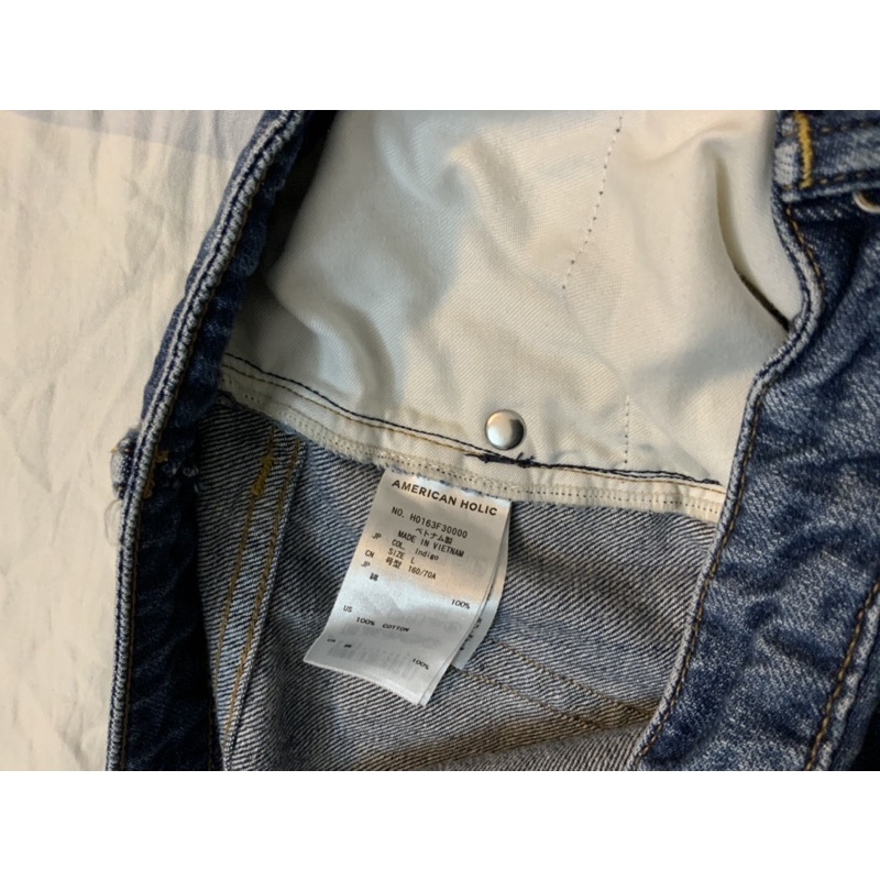 Quần Mom jeans Cạp cao American Holic