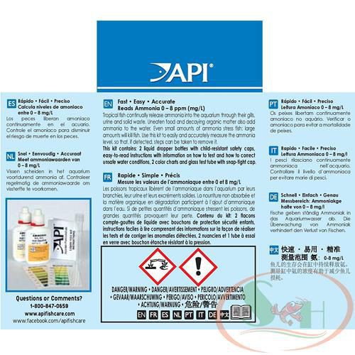 Hộp Kiểm Tra Ammonia API Nh3/Nh4 Test Kit