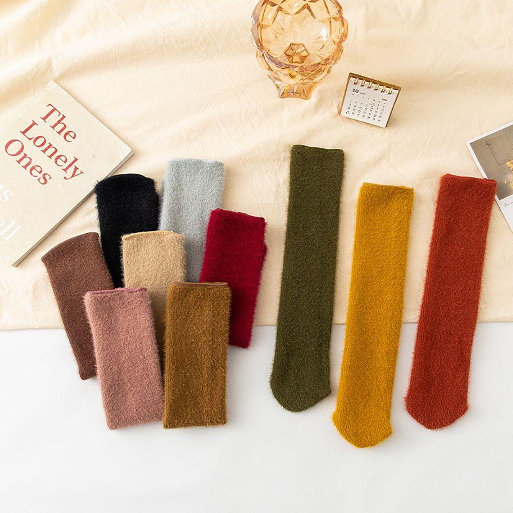 AROMA Vớ Nhung Lông Chồn Thoải Mái Thời Trang Mùa Đông Cho Nữ
