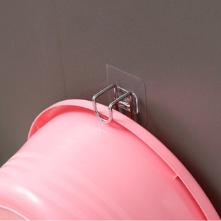 Móc dán treo thau chậu tiện dụng