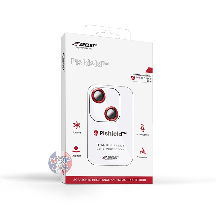 Ốp viền kính bảo vệ Camera ZEELOT PIshield IP 13 / 13 Mini