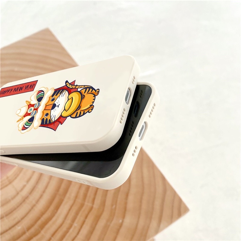 Ốp lưng viền vuông giả lp 12 ỐP THẦN TÀI TẾT CON HỔ 2022 6 6plus 7 8 7plus x xsmax 11 12 pro max promax plus/13promax