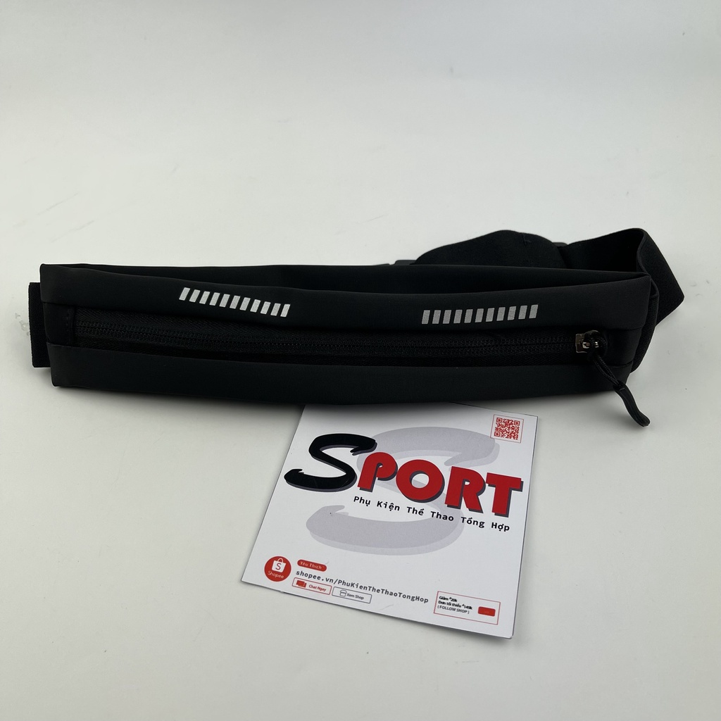 Đai Đeo Hông, Túi Đựng Phone Đơn Giản Cho Chạy Bộ Nam, Nữ - Màu Đen | Simple Running Waist Bag, Phone Bag For Men, Women