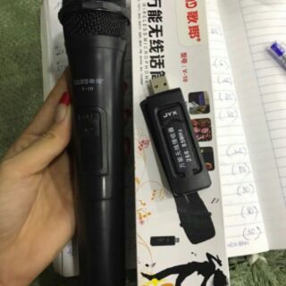 MIC KARAOKE KHÔNG DÂY V10
