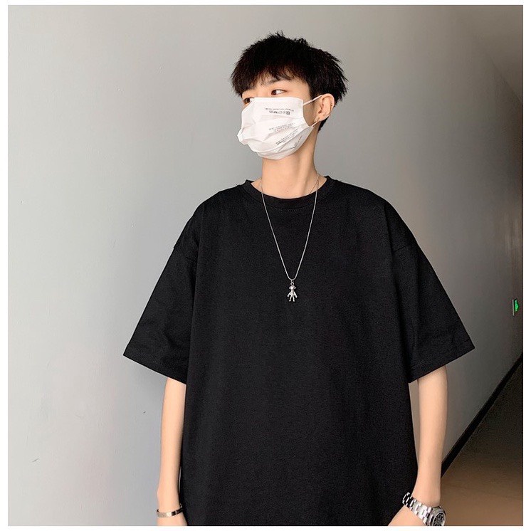Áo Phông , Áo Thun From Rộng Cổ Tròn Trơn Đơn Giản Đủ Màu Với Chất Cotton Thoáng Mát Thấm Hút Mồ Hôi