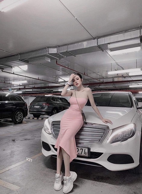 Đầm body cúp ngực tà xéo - Freesize dưới 55kg- Carotshop | BigBuy360 - bigbuy360.vn