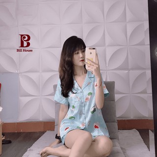Bộ Pijama Lụa Gấm SIÊU HOT ( Cộc - Đùi)