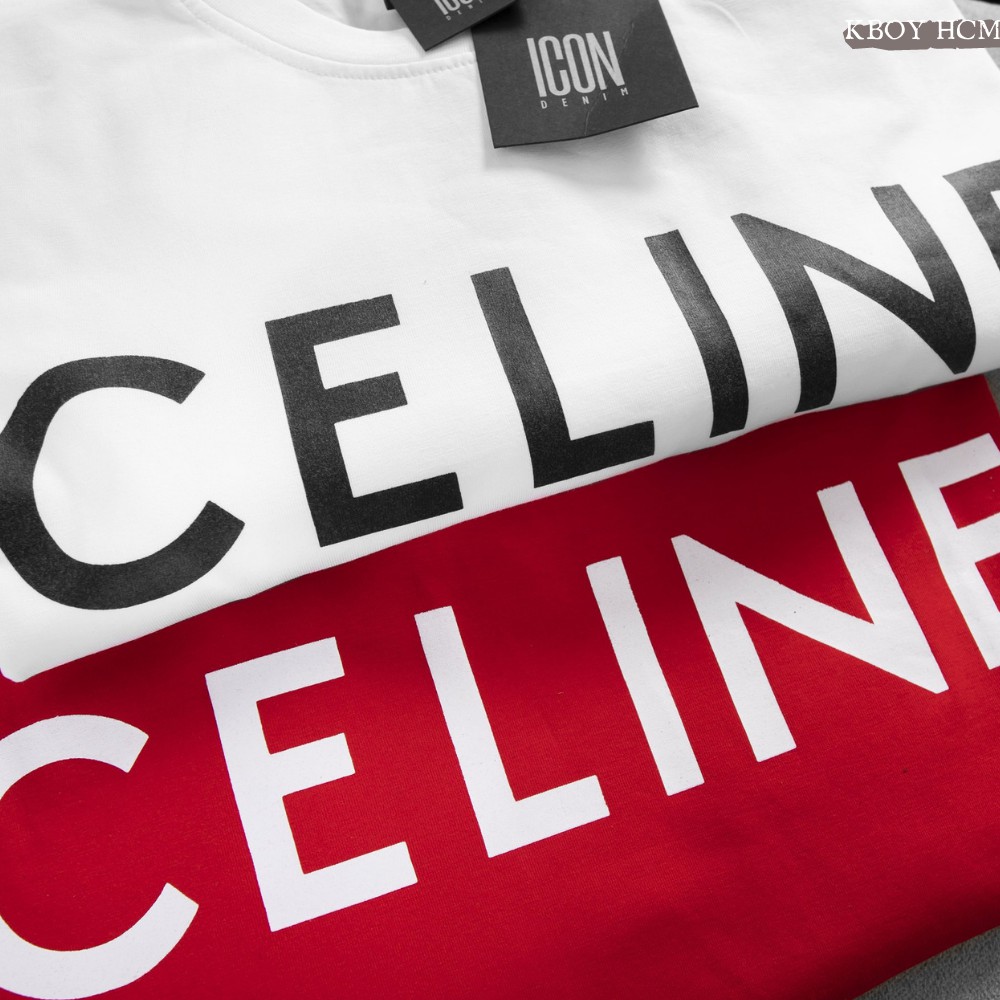 Áo thun phông Unisex nam nữ 2 màu Trắng Đỏ tay ngắn cổ tròn dáng ôm phối cực cá tính - V109