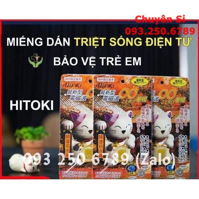 [HÀNG NHẬT] Chip Mèo Hitoki Nhật Bản Chiêu Tài Dán Điện Thoại, Triệt Sóng Bức Xạ Điện Từ, Ngăn Cản Sóng Gây Hại