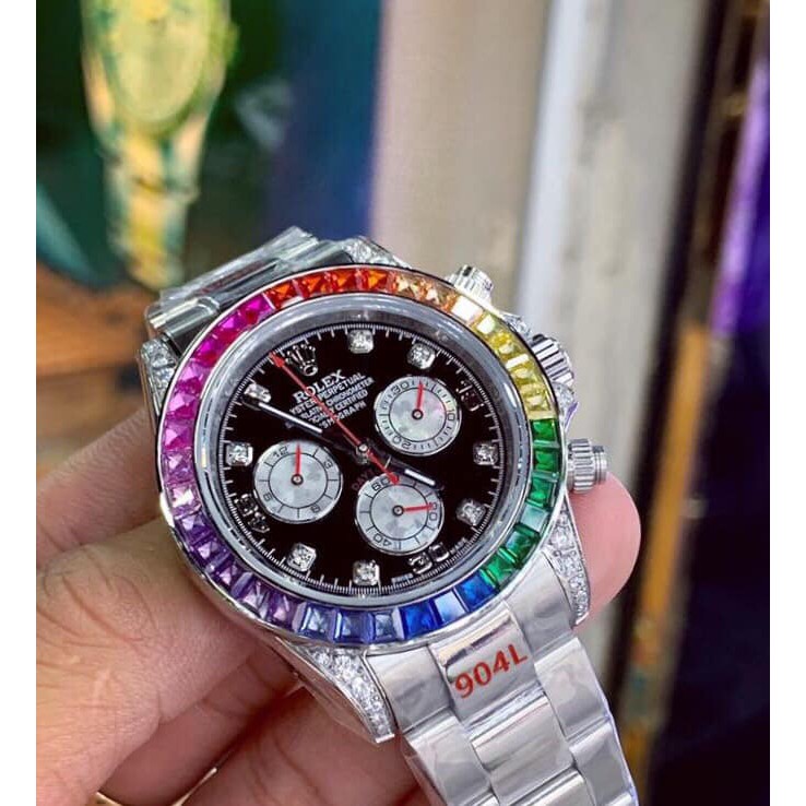 Đồng Hồ Nam Rolex 7 Màu Cao Cấp chống nước bảo hành 24th