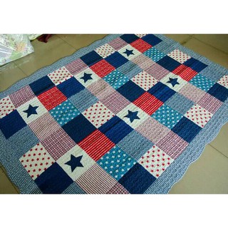 Thảm vải cotton chần bông