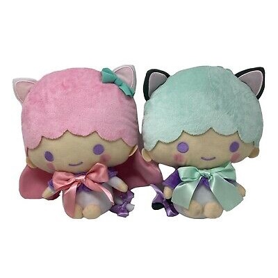 [FuRyu] Gấu bông SANRIO Little Twin Stars Kiki and Lala những người bạn nắm tay Neko ver chính hãng Nhật Bản