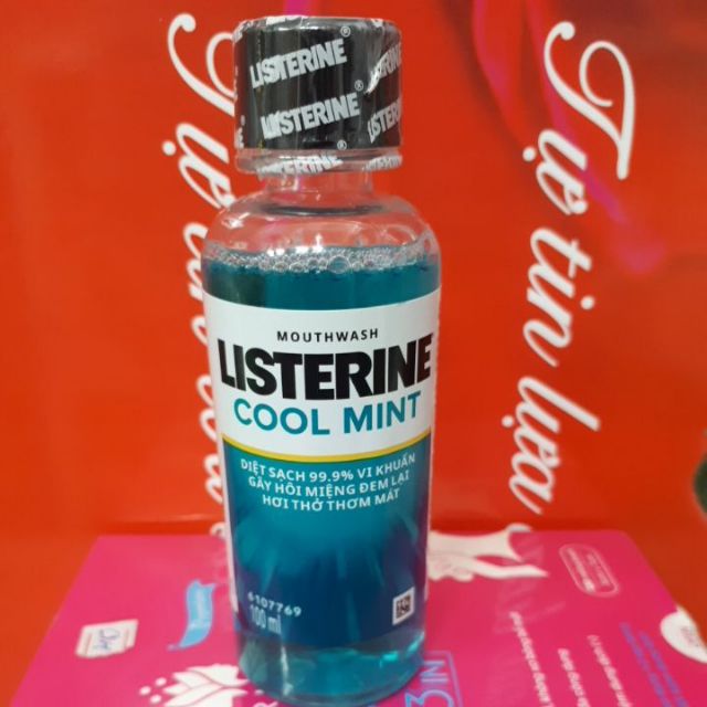 Dung dịch súc miệng Listerine cool mint 80ml