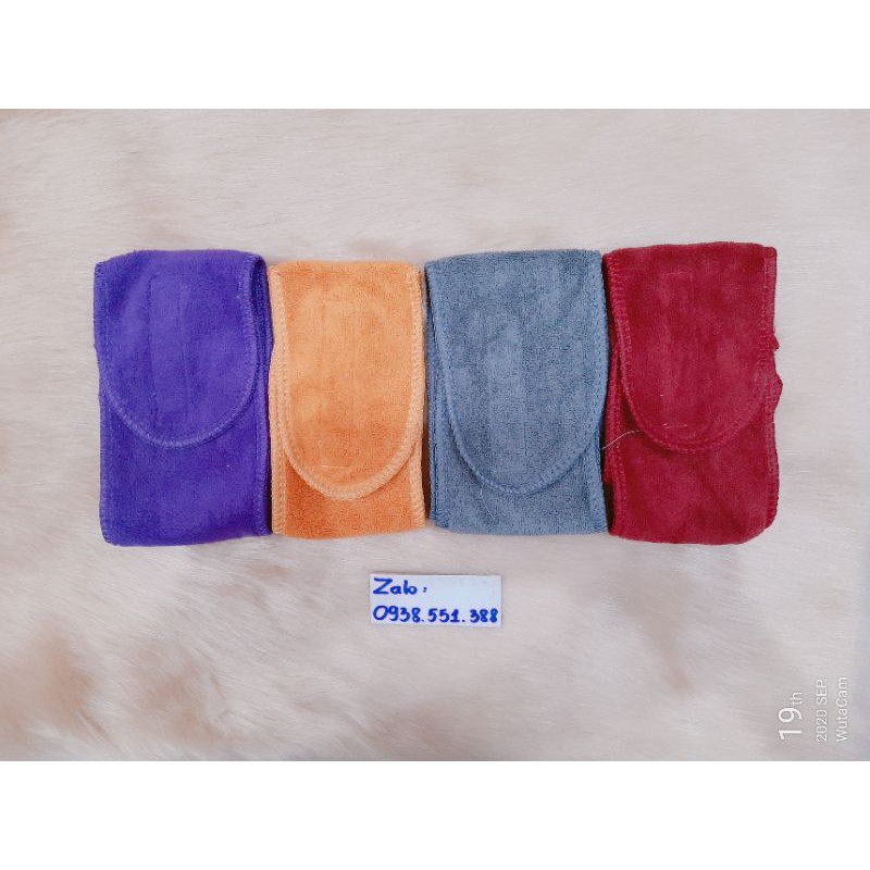 Băng đô vải SIÊU MỀM loại dày FREESHIP Khăn đô vải siêu mềm có nhiều màu, lông mềm mịn, nhỏ gọn, tiện lợi ,chuyên dụng