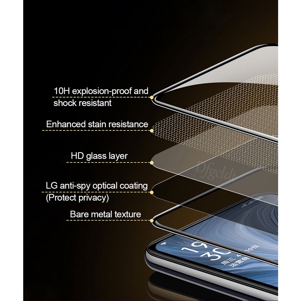 Kính Cường Lực Chống Nhìn Trộm Cho OPPO F9 F11 Pro F1s F7 F5 Youth F19 Pro +