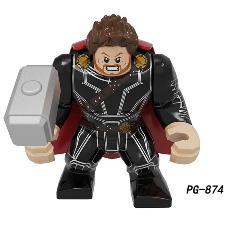 Marvel Avengers Battle Thanos Hulk Iron Man Ant-Man Mô hình tượng nhỏ Xây dựng Khối xây dựng Đồ chơi cho bé trai Quà tặng
