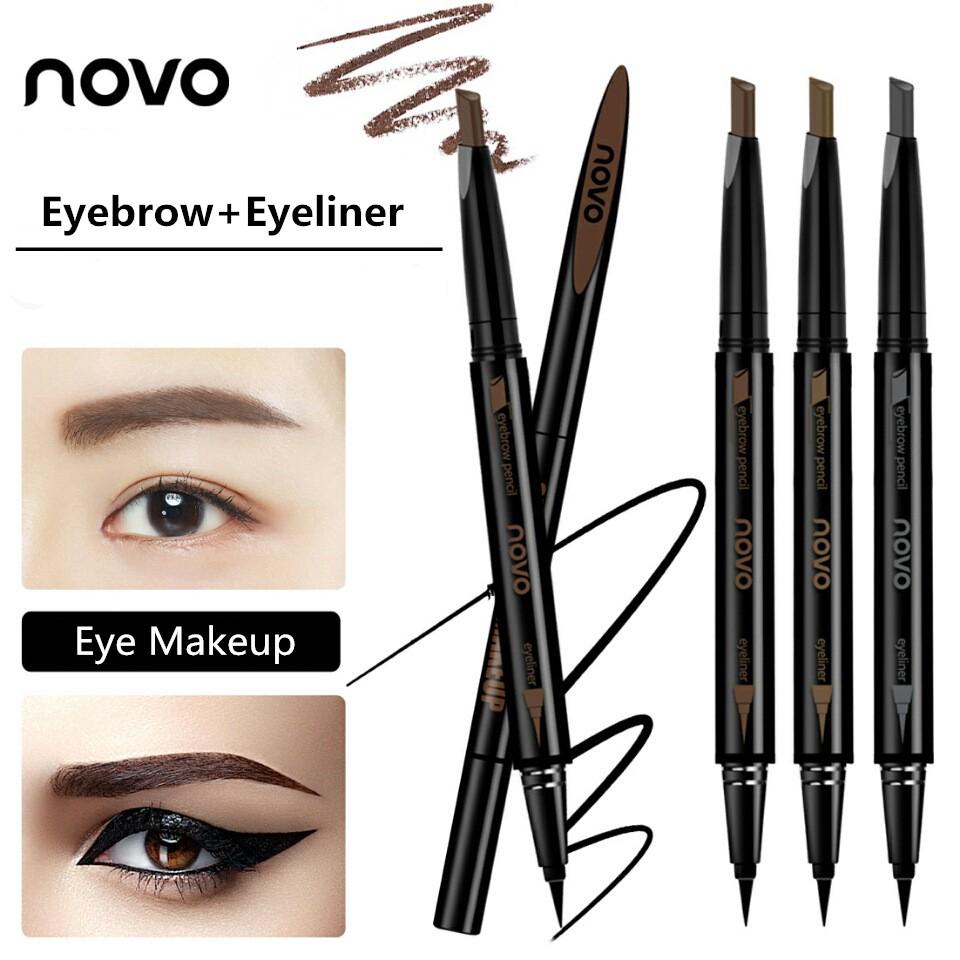 [Hàng mới về] Chì vặn vẽ lông mày kiêm kẻ mắt nước 2 đầu NOVO