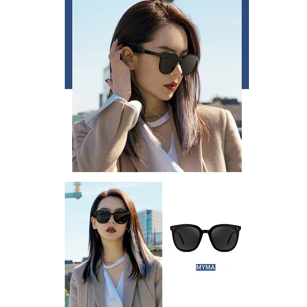 Kính râm gọng vuông lớn phong cách thời trang cho nam và nữ