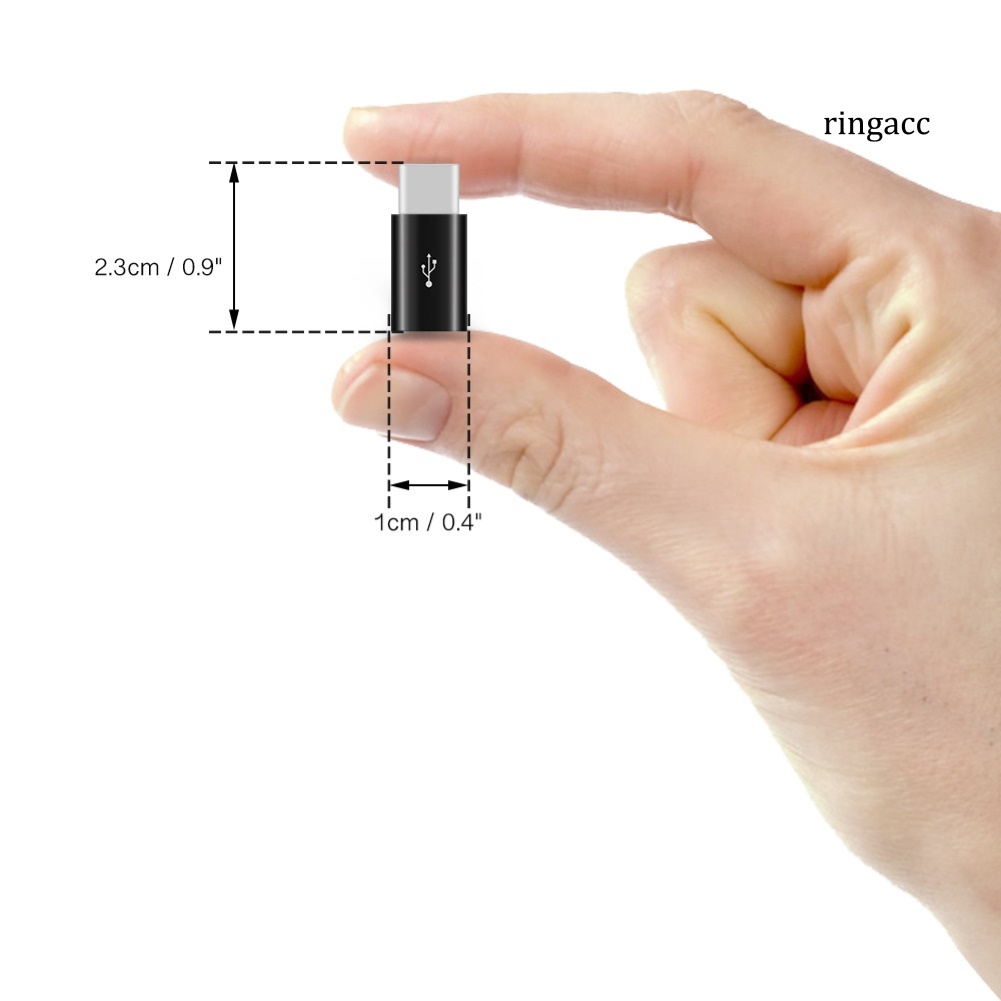 Đầu Chuyển Đổi Dữ Liệu Micro Usb Female Sang Type-C Male Otg Cho Điện Thoại