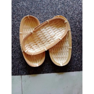Mẹt ttre trắng hình bầu dục, 8*18cm