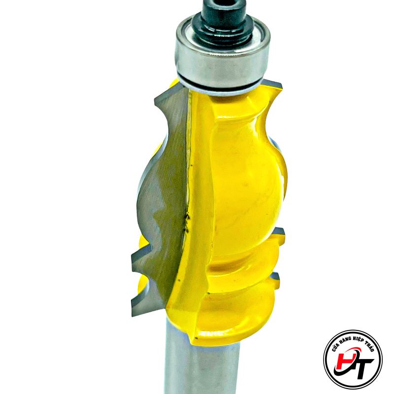 Mũi soi phào chỉ gỗ mũi phay cửa tủ MUWANG vàng kiểu 4 MSPC-V-K4