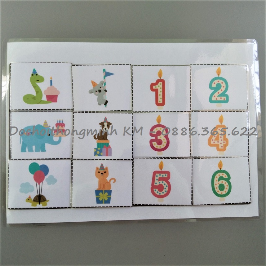 HỌC LIỆU - Matching hình bóng - Quà tặng sinh nhật