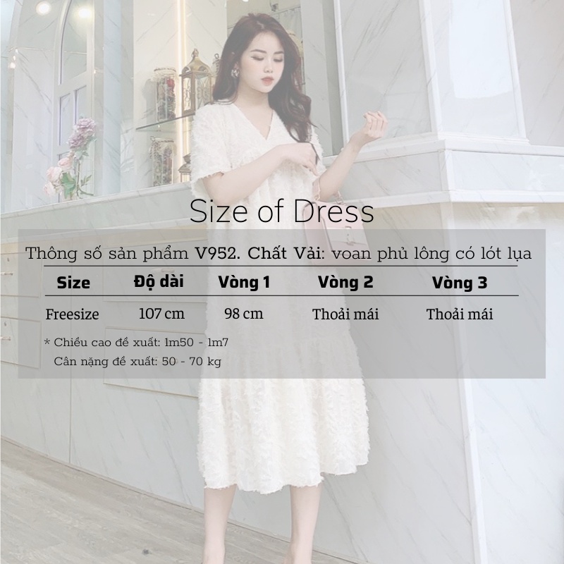 Váy Xuông Đi Biển Dáng Dài Dự Tiệc MICHI House Đầm Suông Đuôi Cá Thiết Kế Dài Quá Gối Có Bigsize Che Bầu Tốt V952