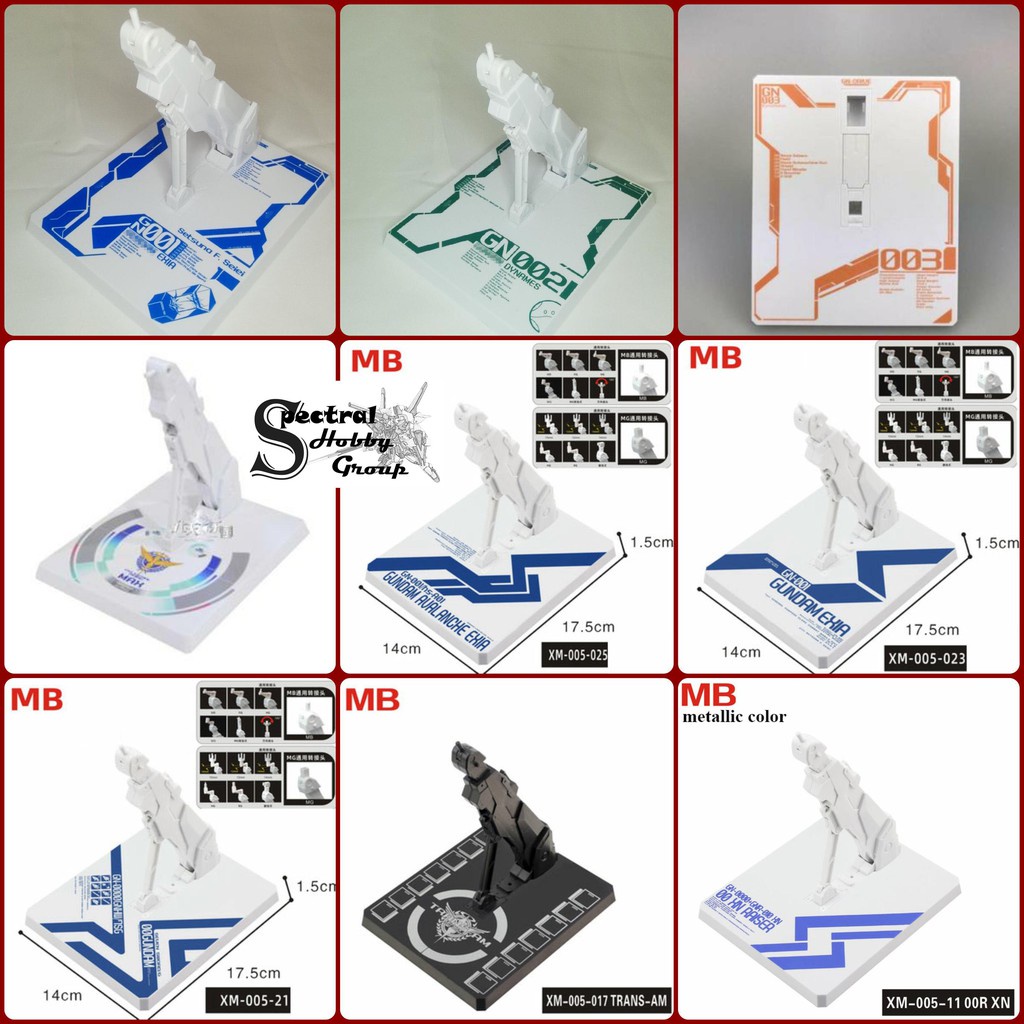 ◑✈❈Đế giá đỡ mô hình Action Base MB gundam 00 7s 00Q Qan 00XN Raiser Exia Dynames Kyrios Virtue Series