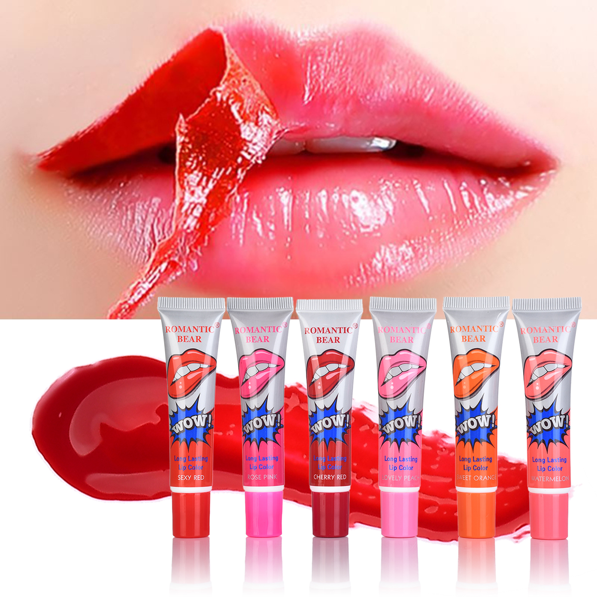 (Hàng Mới Về) Son Xăm Dạng Lột Kháng Nước Lâu Trôi 6 Màu Lựa Chọn | BigBuy360 - bigbuy360.vn