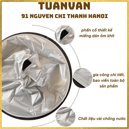 Khăn cắt tóc áo choàng cắt tóc (Mẫu Trẻ em dùng cắt tại gia, thuận tiện gấp gọn)