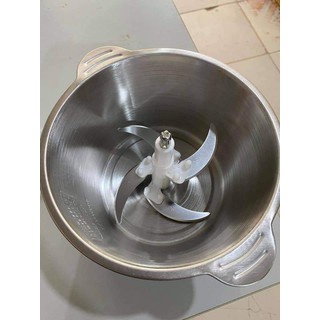 (Siêu HOT) Máy Xay Thịt Đa Năng Cối 2L Inox 304, 4 Lưỡi Dao Thép Không Gỉ, Xay Sinh Tố, Thịt, Cá, Rau Củ Hoa Quả