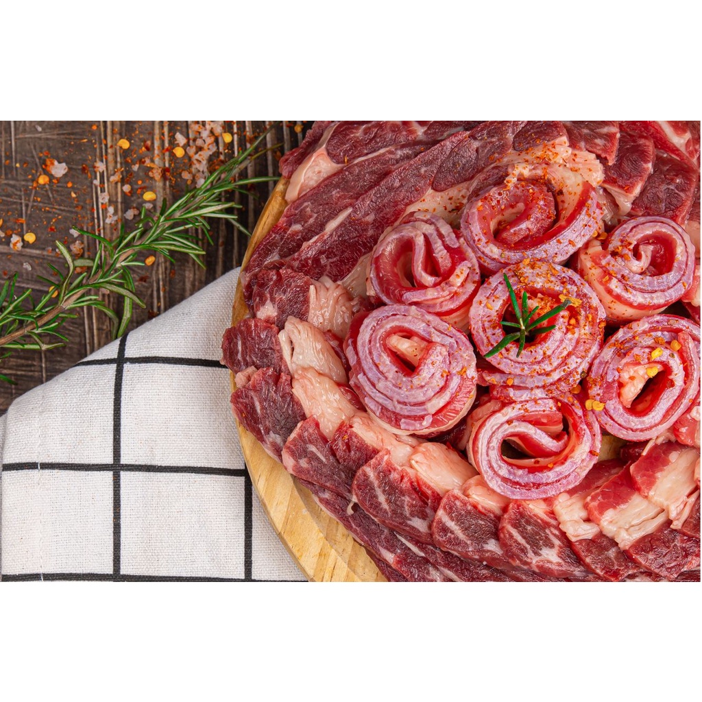 Ba Chỉ Bò Úc Nhập Khẩu Chất Lương Cao 500Gram | Nướng Lẩu | [Giao Hỏa Tốc TP HCM]