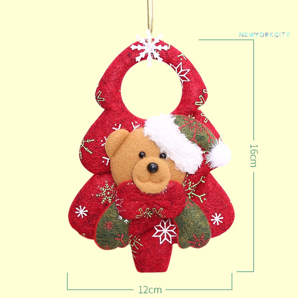 Búp Bê Ông Già Noel Mềm Mại Dễ Thương Treo Trang Trí Giáng Sinh