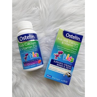 Canxi khủng long dạng lỏng Ostelin - Kids Milk Calcium & Vitamin D3 Liquid 90ml