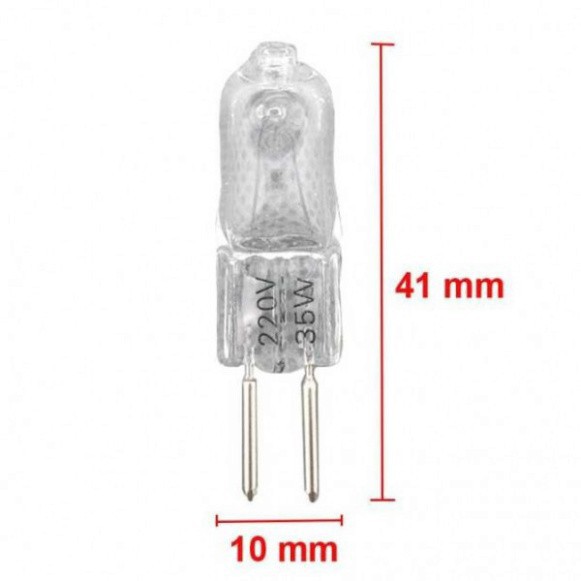 Bóng đèn xông tinh dầuTDX Halogen dùng cho tất cả các loại máy xông tinh dầu thông số kĩ thuật 220V/35W