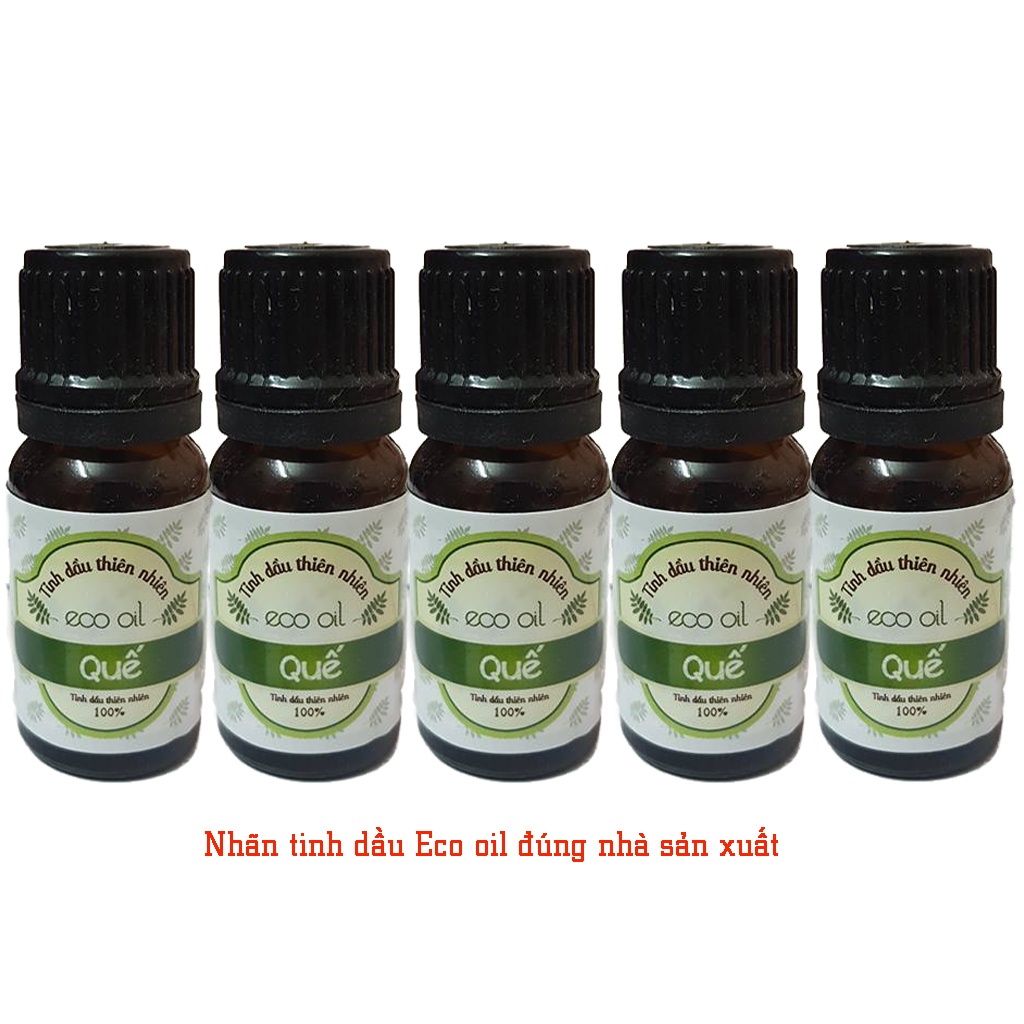 Combo 5 chai tinh dầu 10ml Song An eco oil các loại ( check ib ) tặng 1 chai tinh dầu 10ml