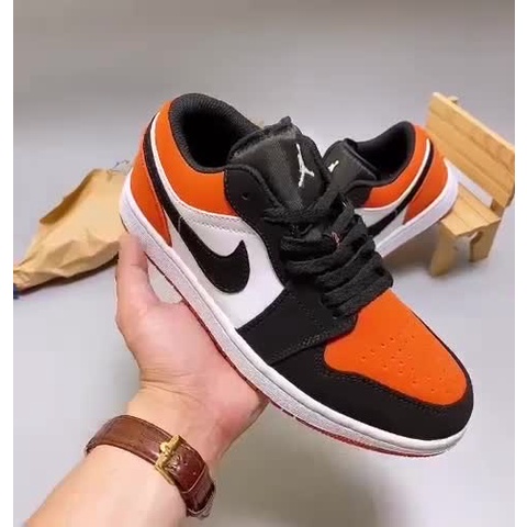 Giày Thể Thao Jordan 1 Low Paris Trắng Xám, JD1 Low Paris Cổ Thấp Gót Xanh Thời Trang Hot Hit 2021