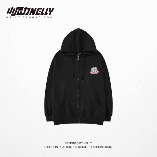 Áo khoác nelly nỉ lót lông (có sẵn) friends