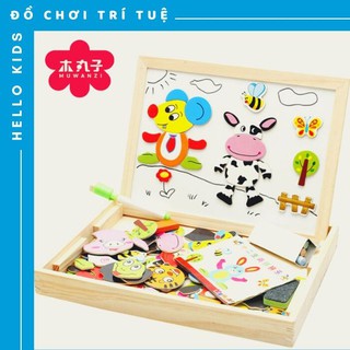 Bảng nam châm ghép hình nhiều chủ đề.